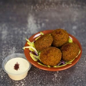 Homemade chicken cutlet with fresh herbs