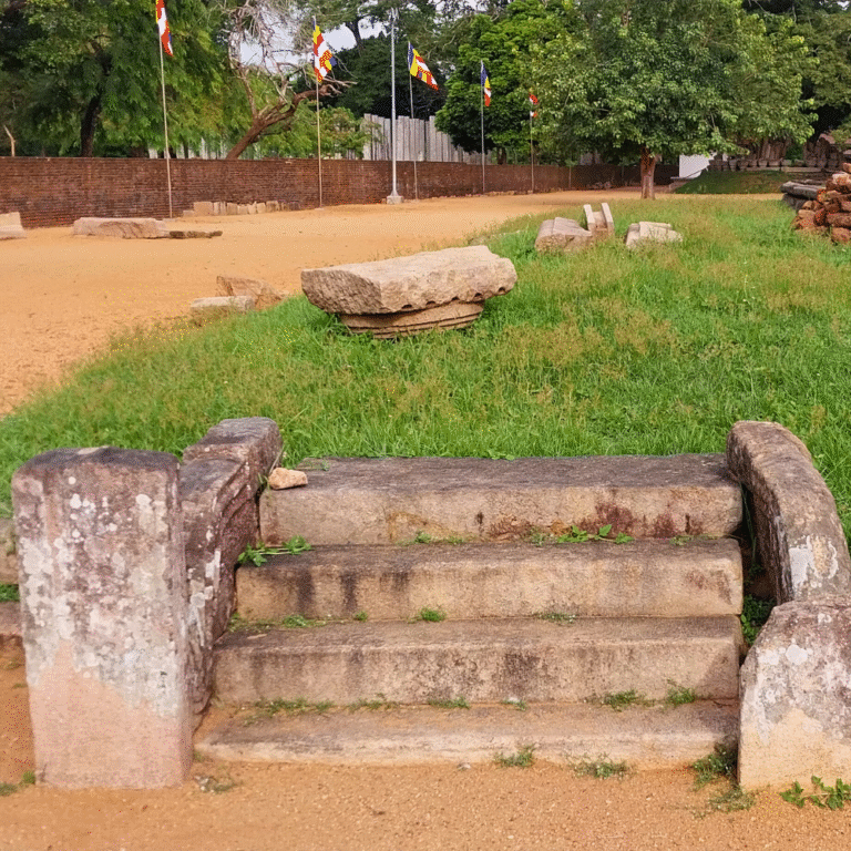 Thuparama Image House in Anuradhapura Sri Lanka