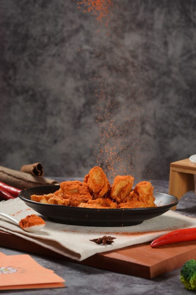Traditional Sri Lankan style fried chicken