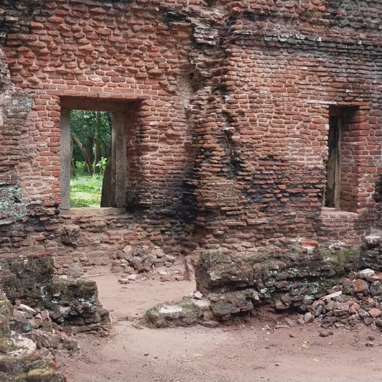 Historic Gedige temple image house view