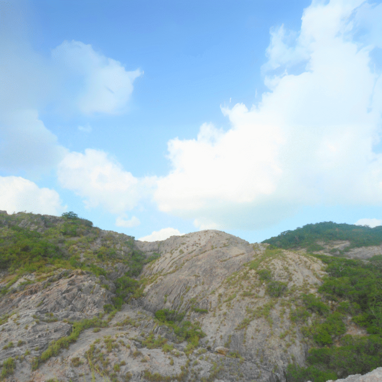 sunrise view over rose quartz mountain in Sri Lanka