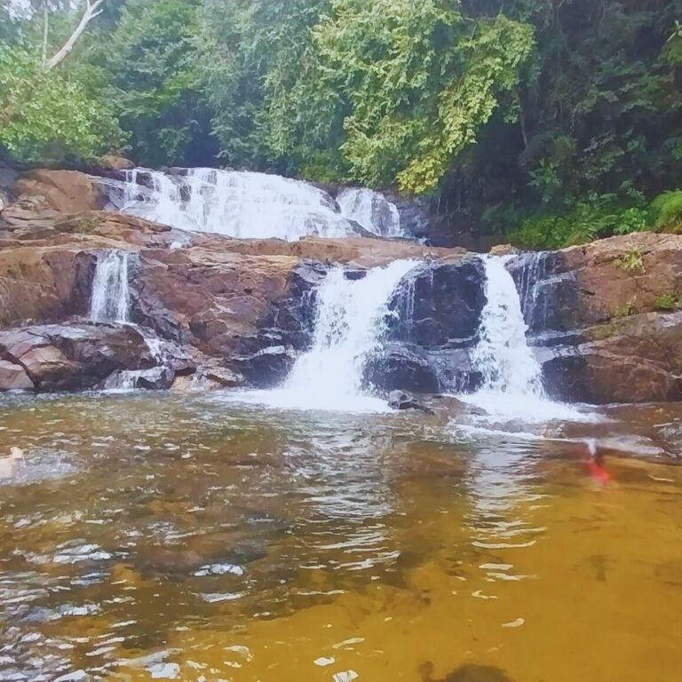 Hidden waterfall in Lankagama known as Thattu Ella perfect for adventure seekers