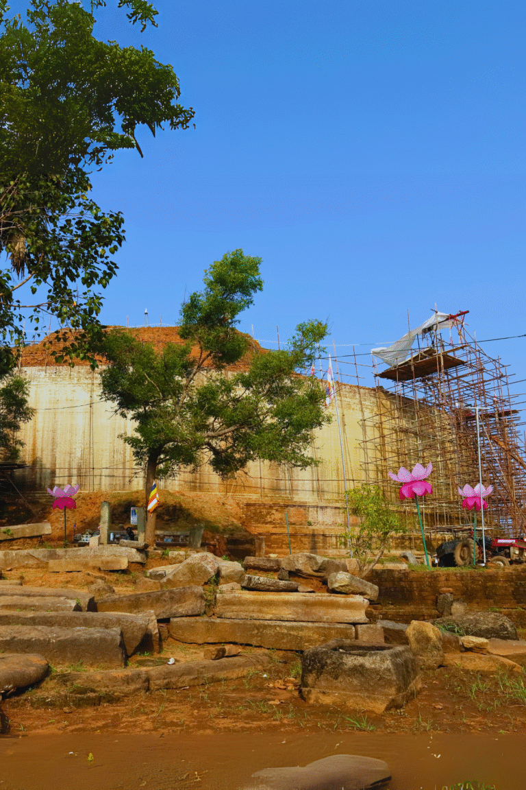 Scenic view of Yudaganava Rajamaha Viharaya temple complex