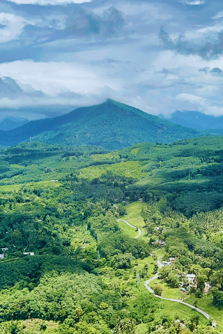 panoramic view of Uthuwankanda mountain in Sri Lanka