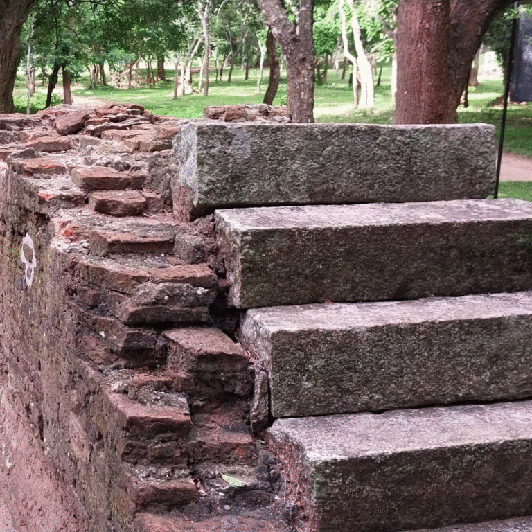 Vaulted Vihara Gedige Image House in Sri Lanka