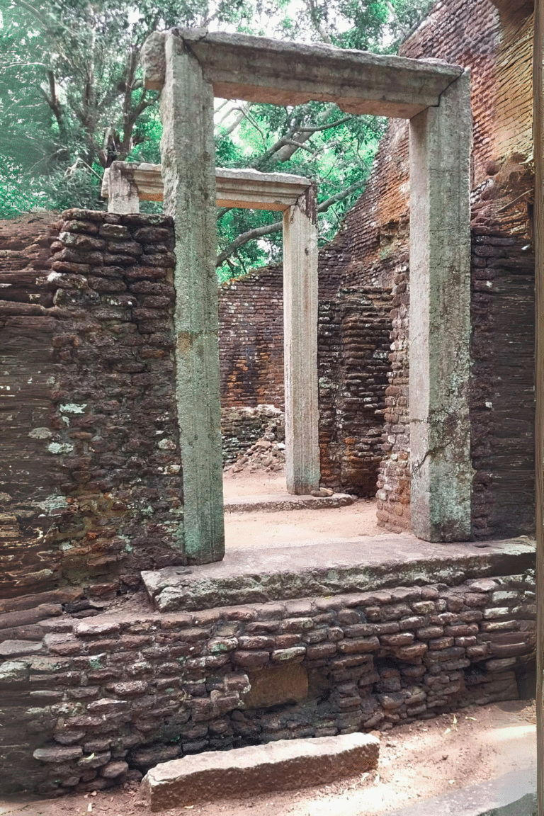 Heritage Buddhist temple with vaulted roof Gedige