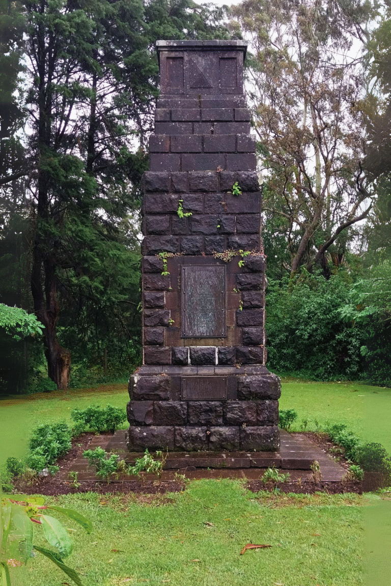Famous war memorial destination in Scandal Corner