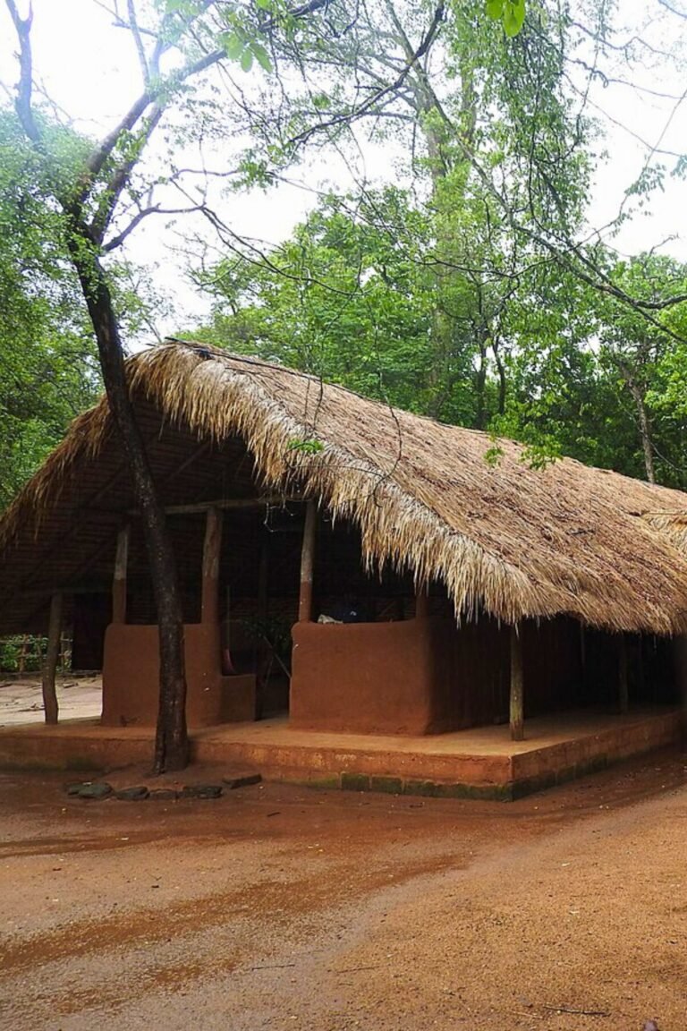 Dambana indigenous village in Sri Lanka