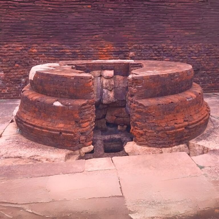 Ancient Buddhist monument Jethawana Image House in Sri Lanka