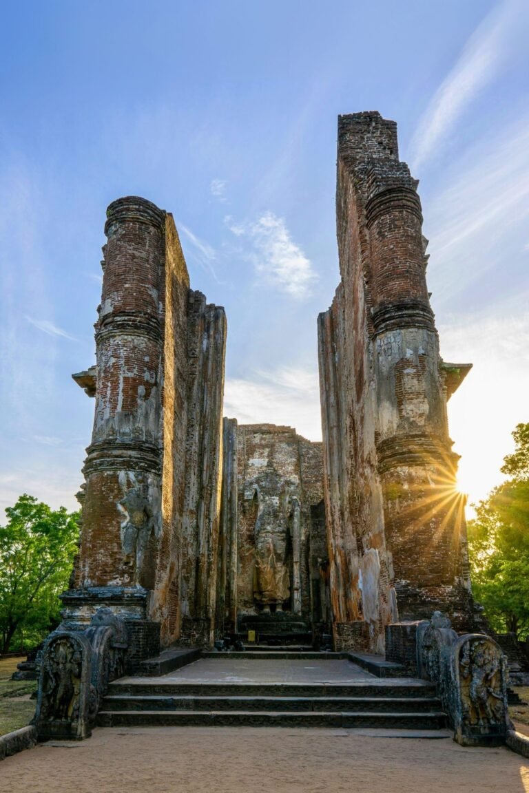 Lankathilaka temple exterior showing ancient architecture
