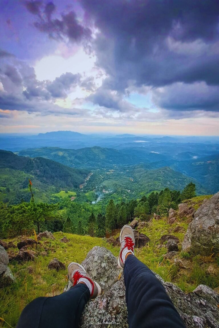 Lunugala Mountain scenic viewpoint in Uva Province Sri Lanka