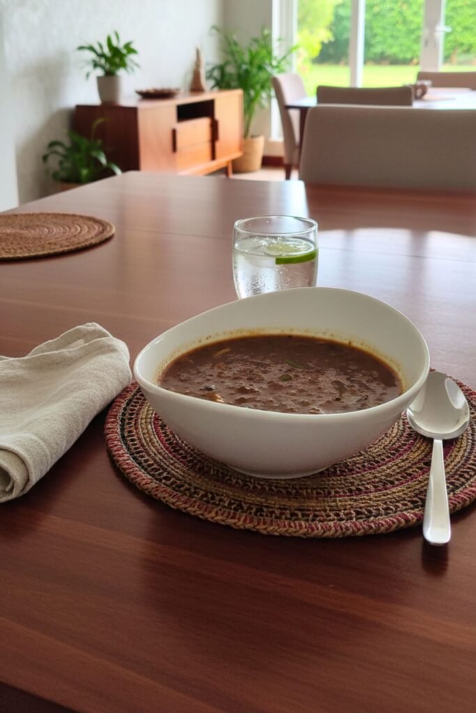 Homemade Kollu curry prepared with authentic ingredients