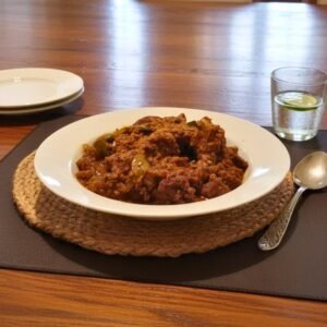 Traditional Sri Lankan Kollu curry served in a bowl