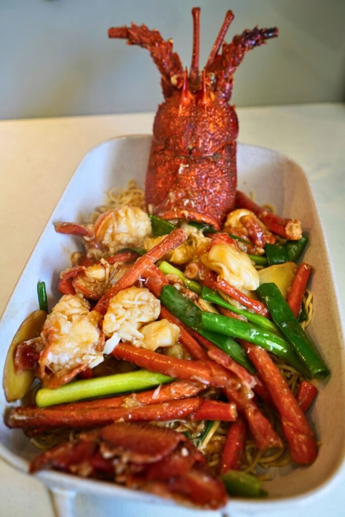 Traditional Ceylon lobster curry rich in flavor and aroma